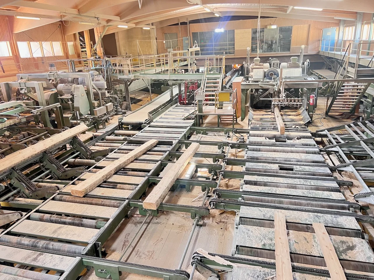 Sägewerksanlage: EWD - Springer - Nicholson....